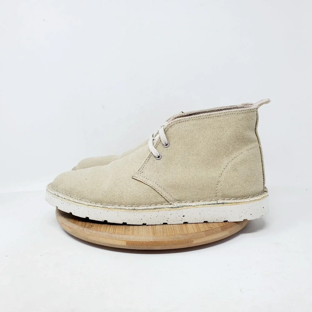 Clarks Originals Desert Boots Womens 8 Aerial Canvas Extra‎ Light Ankle Shoes